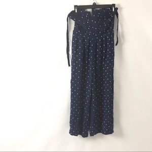 Madewell Pintuck Cami Jumpsuit In Polka Dot 00